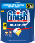 CAPSULES LAVE VAISSELLE FINISH QUANTUM - FINISH - Auchan Hypermarché à Romans-sur-Isère CAPSULES LAVE VAISSELLE FINISH QUANTUM - FINISH en promo chez Auchan Hypermarché Romans-sur-Isère à 8,29 €