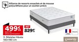 Matelas Hévéa 140×190 cm - DREAMEA - But Matelas Hévéa 140×190 cm - DREAMEA à 499,99 € dans le catalogue But