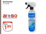 Sprüh Enteiser im Angebot bei GLOBUS in Maintal Sprüh Enteiser Angebote von aroSO bei GLOBUS Maintal für 1,89 €