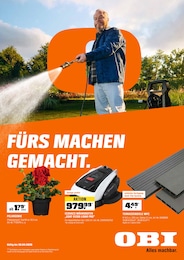Akku Rasenmäher Angebot & Preis im aktuellen OBI Prospekt Akku Rasenmäher Angebot im aktuellen OBI Prospekt auf Seite 1