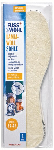 Lammwoll Sohle oder Schuh Deo bei Rossmann in Kerpen Lammwoll Sohle oder Schuh Deo im Angebot bei Rossmann Kerpen für 1,29 €