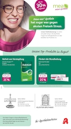 mea - meine apotheke Prospekt für Königswinter mit 4 Seiten mea - meine apotheke Prospekt für Königswinter: "Unsere August-Angebote", 4 Seiten, 01.08.2025 - 31.08.2025