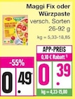 Fix im Angebot bei E center in Elmshorn Fix Angebote von Maggi bei E center Elmshorn für 0,39 €