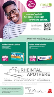 mea - meine apotheke Prospekt Unsere Juni-Angebote mit 4 Seiten