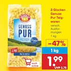Genuss Pur Teigwaren im Netto Marken-Discount Prospekt Genuss Pur Teigwaren von 3 Glocken im aktuellen Netto Marken-Discount Prospekt für 1,99 €