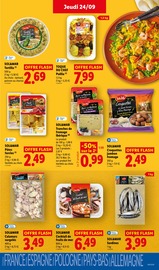 Promos Sardines dans le catalogue "Économisez tout de suite !!" de Lidl Sardines en promo dans le catalogue Lidl à la page 23