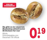 Aktuelles Ofenfrische Brötchen Angebot bei E center in Mainz ab 0,19 €