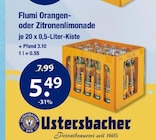 Orangen- oder Zitronenlimonade von Ustersbacher Flumi im aktuellen V-Markt Prospekt für 5,49 €