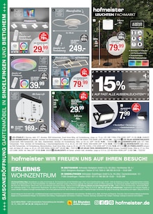 LED-Lampe im hofmeister Prospekt "GARTENMÖBELMarkt" mit 20 Seiten (Stuttgart)