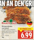 Rückensteaks mariniert von Bauern Gut im aktuellen E center Prospekt