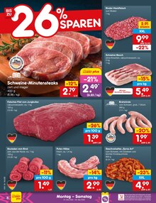 Schweinebauch im Netto Marken-Discount Prospekt "Aktuelle Angebote" mit 75 Seiten (Herne)