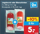 Jagdwurst oder Bierschinken im aktuellen Netto Marken-Discount Prospekt