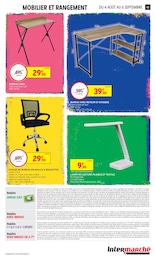 Prix et réduction Chaise Bureau dans le prospectus Intermarché Hyper en cours Offre Chaise Bureau dans le catalogue Intermarché Hyper du moment à la page 43