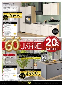 Küche im aktuellen BRAUN Möbel-Center Prospekt (Freiburg (Breisgau)) Küche im BRAUN Möbel-Center Prospekt "60 Jahre Braun Möbel Center" mit 20 Seiten (Freiburg (Breisgau))
