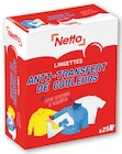 Promo LINGETTES ANTI-TRANSFERT DE COULEURS X25 à 3,46 € dans le catalogue Netto à Saint-Denis-la-Chevasse