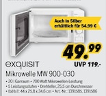 Aktuelle Mikrowelle Angebote bei MEDIMAX in Halle (Saale) Aktuelles Mikrowelle MW 900-030 Angebot bei MEDIMAX in Halle (Saale) ab 49,99 €