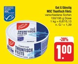 MSC Thunfisch Filets bei EDEKA im Sandersdorf Prospekt für 1,00 €