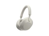 WH-1000XM5, Noise Cancelling, Bluetooth, Hi-Res Audio, bis zu 30 Stunden Akkulaufzeit, inklusive Hardcase, iOS und Android, Over-ear Kopfhörer Bluetooth Silver von SONY im aktuellen MediaMarkt Saturn Prospekt für 264,99 €