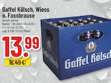 Kölsch, Wiess o. Fassbrause im Angebot bei Trinkgut in Wuppertal Kölsch, Wiess o. Fassbrause Angebote von Gaffel Kölsch bei Trinkgut Wuppertal für 13,99 €