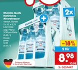Aktuelles Natürliches Mineralwasser Angebot bei Netto Marken-Discount in Koblenz ab 5,49 €