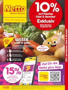 Aktueller Netto Marken-Discount Prospekt (Berlin) Netto Marken-Discount Prospekt "10% auf Obst & Gemüse" mit Seiten (Berlin)