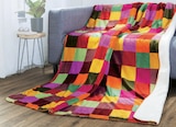 Norma Uckange - Promo Plaid flanelle Sherpa env. 150 x 200 cm Carreaux multicolores Promo Plaid flanelle Sherpa env. 150 x 200 cm Carreaux multicolores à 15,99 € dans le catalogue Norma à Uckange