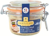 Foie gras de canard entier L'emblématique - Jean Larnaudie en promo chez Cora Issy-les-Moulineaux à 12,99 €