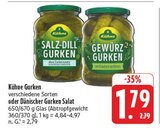 Salz-Dill Gurken im Angebot bei E center in Chemnitz Salz-Dill Gurken Angebote von Kühne bei E center Chemnitz für 1,79 €