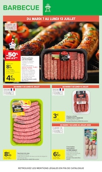 Promotion Grill Viande dans le prospectus Carrefour, valable du 07/07/2026 au 20/07/2026 Promo Grill Viande dans le catalogue Carrefour du moment à la page 6