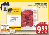 Aktuelles Rindergulasch Angebot bei E center in Oberhausen ab 9,99 €