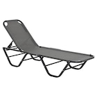 Outsunny Sonnenliege schwarz Aluminium B/H/L: ca. 59x91x163 cm für 84,99 € bei POCO im Angebot Outsunny Sonnenliege schwarz Aluminium B/H/L: ca. 59x91x163 cm im aktuellen POCO Prospekt