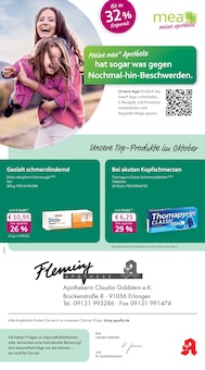 Aktueller mea - meine apotheke Prospekt "Unsere Oktober-Angebote" für Erlangen Aktueller mea - meine apotheke Prospekt für Erlangen mit  Seiten