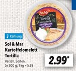Kartoffelomelett Tortilla im Angebot bei Lidl in Dülmen Kartoffelomelett Tortilla Angebote von Sol & Mar bei Lidl Dülmen für 2,99 €