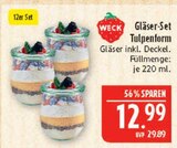 Gläser-Set Tulpenform im Angebot bei Marktkauf in Görlitz Gläser-Set Tulpenform Angebote von WECK bei Marktkauf Görlitz für 12,99 €