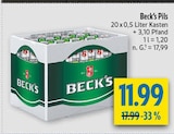 Pils Angebote von Beck's bei diska Hof für 11,99 €