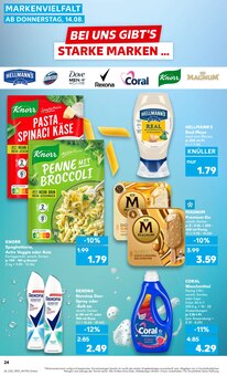 Waschmittel im aktuellen Kaufland Prospekt (Heidelberg) Waschmittel im Kaufland Prospekt "KNĂśLLER" mit 58 Seiten (Heidelberg)