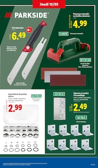Promotion Ponceuse dans le prospectus Lidl, valable du 15/05/2025 au 21/05/2025 Promo Ponceuse dans le catalogue Lidl du moment à la page 39