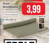Stroh-Strandmatte Angebote bei Kaufhaus Stolz Bremerhaven für 3,99 €