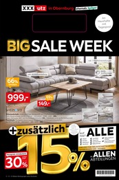 XXXLutz Möbelhäuser Prospekt für Michelstadt: "BIG SALE WEEK", 8 Seiten, 26.03.2024 - 16.04.2024