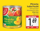 Pfirsiche halbe Frucht im EDEKA Prospekt Pfirsiche halbe Frucht von GUT&GÜNSTIG im aktuellen EDEKA Prospekt für 1,69 €
