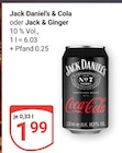 Aktuelles Jack Daniel's & Cola Angebot bei GLOBUS in Oberhausen ab 1,99 €
