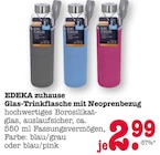 Glas-Trinkflasche mit Neoprenbezug im Angebot bei E center in Rastatt Glas-Trinkflasche mit Neoprenbezug Angebote von EDEKA bei E center Rastatt für 2,99 €