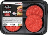 Burger extra moelleux x4 : préparation de viande bovine hachée (75%) et de fibres végétales - JEAN ROZÉ dans le catalogue Intermarché Super
