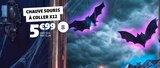 Chauve souris à coller x12 en promo chez Gifi Chauve souris à coller x12 dans le catalogue Gifi