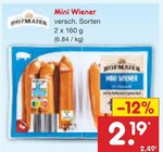 Aktuelle Wiener Würstchen Angebote bei Netto Marken-Discount in Leipzig Aktuelles Mini Wiener Angebot bei Netto Marken-Discount in Leipzig ab 2,19 €