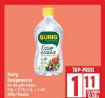 Essigessenz von Surig für 1,11 € bei EDEKA im Angebot Essigessenz von Surig im aktuellen EDEKA Prospekt