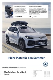Der aktuelle Volkswagen Prospekt Der aktuelle Volkswagen Prospekt Mehr Platz für den Sommer