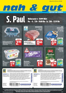 nah und gut Prospekt Wir lieben Lebensmittel! mit 8 Seiten