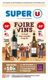 Catalogue Supermarchés Super U en cours à Épinay-sur-Orge et alentours, "La foire aux vins", 32 pages, 26/09/2023 - 08/10/2023