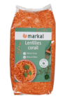 Lentilles corail - MARKAL en promo chez NaturéO Lentilles corail - MARKAL dans le catalogue NaturéO